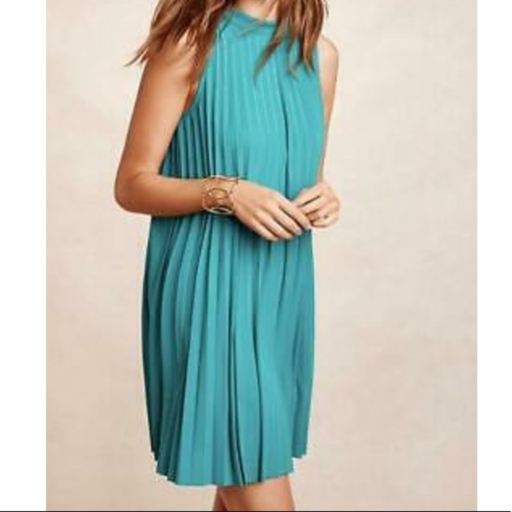 Anthropologie Pleated Swing Dress by Tracy Reese